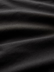 أسود - قميص أكسفورد بأكمام طويلة قابل للتمدد - صورة 9 من 9