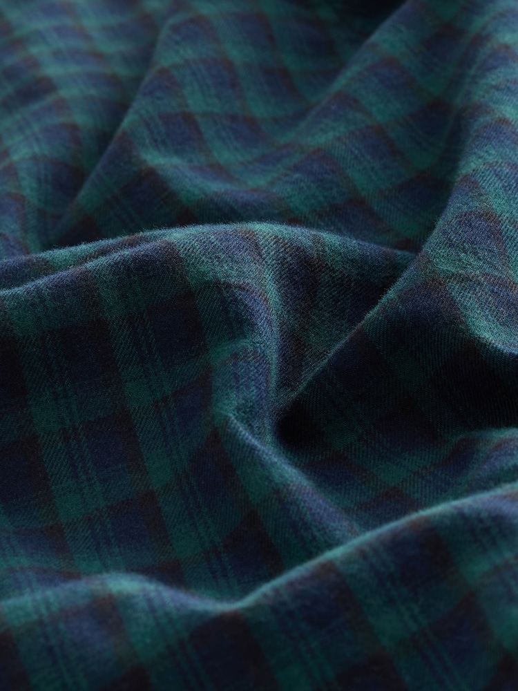 Green Long Sleeve Check Shirt - Image 2 of 3