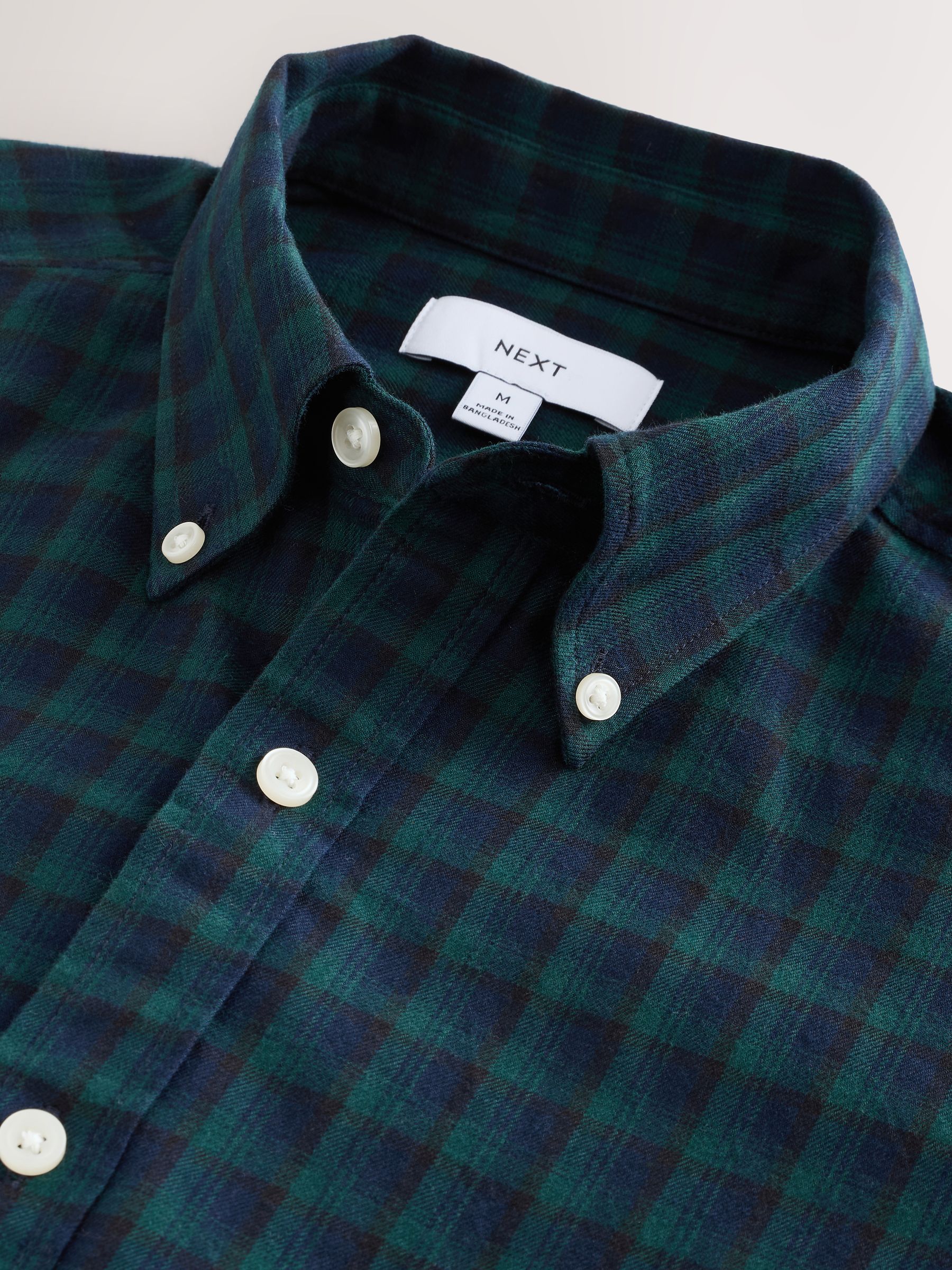 Buy Green Long Sleeve Check Shirt from Next Bosnia and Herzegovina