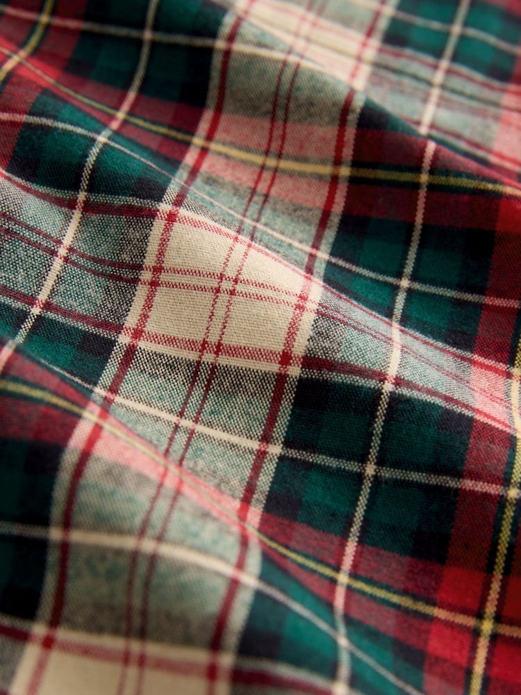 Chemise Manches Longues à Carreaux Rouges NEXT - Taille 5 Ans (enfant) - Occasion Très Bon état