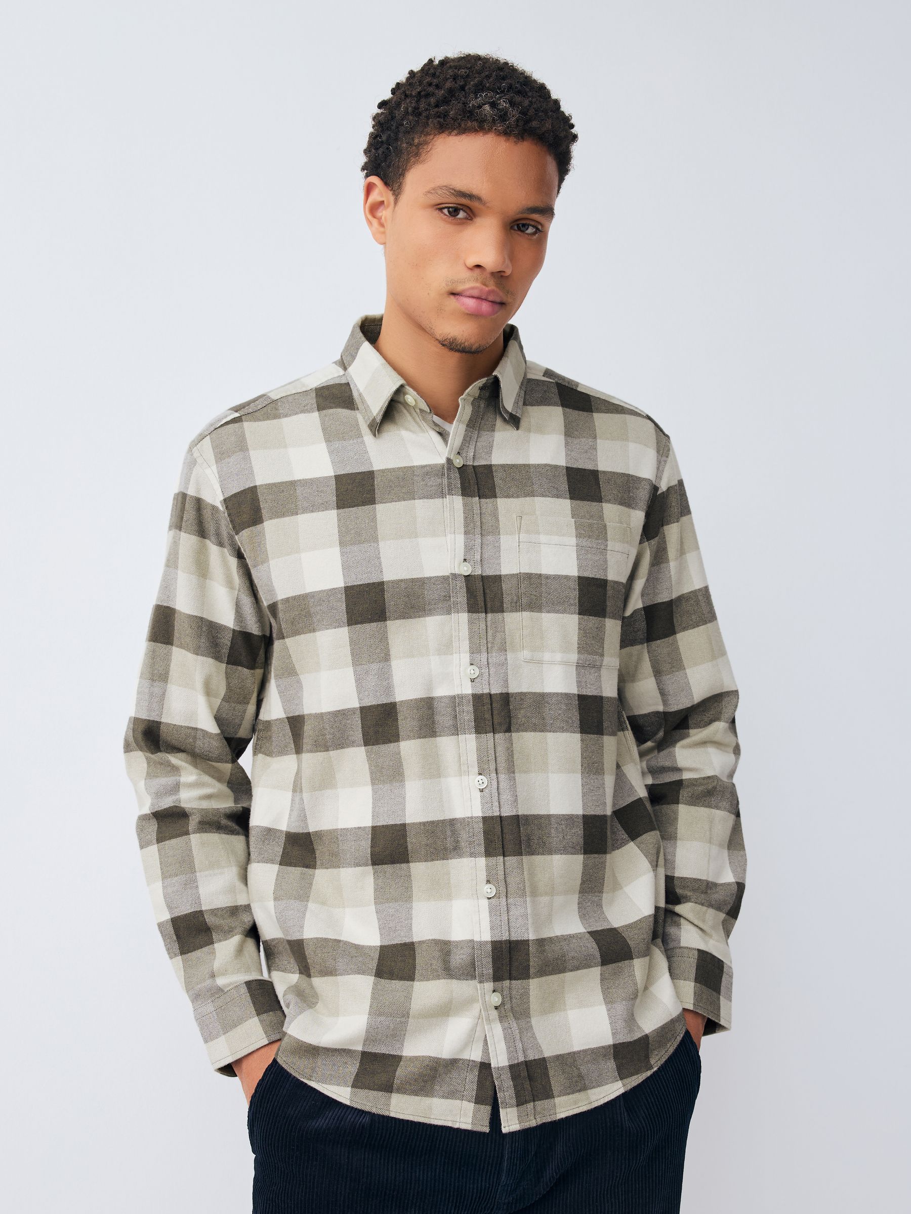 Buy Neutral Brown Long Sleeve Check Shirt from Next USA