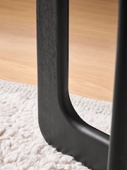 MADE.COM Black Mango Wood Arlo Side Table - Image 3 of 6