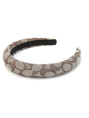 COACH Brown Signature C Headband - Image 3 of 4