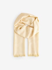 COACH Cream Bias Signature C Oblong Scarve - Image 1 of 3