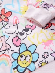 Rainbow Doodle Graffiti Hoodie (3mths-7yrs) - Image 3 of 4