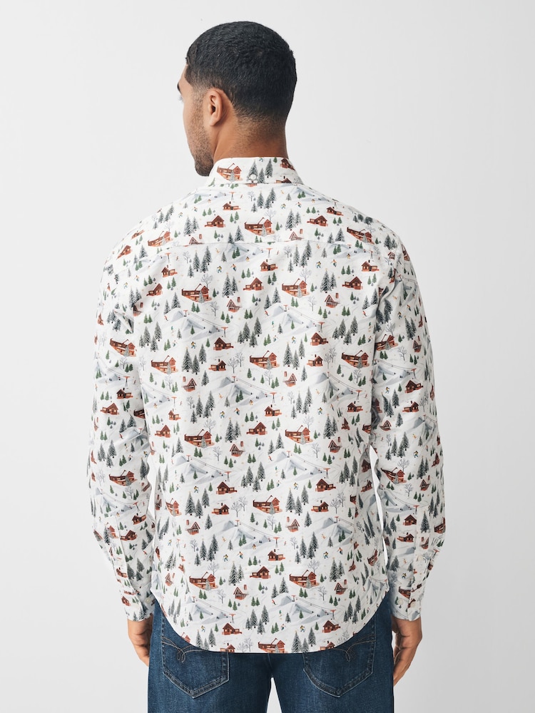 Fun Costumes Camicia A Maniche Lunghe Con Bottoni – Modello Christmas Story – Taglia X-Small - 2