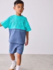 Baker by Ted Baker Colourblock T-Shirt And Shorts Set - Image 5 of 13