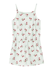 Name It Light Green Floral Printed Playsuit - Image 1 of 2
