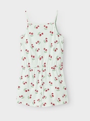 Name It Light Green Floral Printed Playsuit - Image 3 of 5