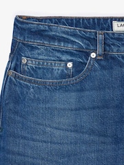 Lacoste Blue 5 Pocket Straight Cut Indigo Jeans - Image 2 of 3