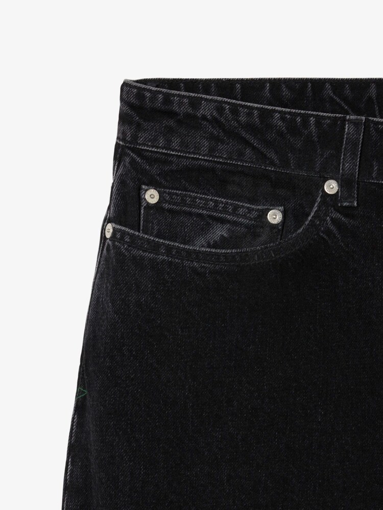 Lacoste Black 5 Pocket Straight Cut Indigo Jeans - Image 2 of 3