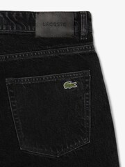 Lacoste Black 5 Pocket Straight Cut Indigo Jeans - Image 3 of 3