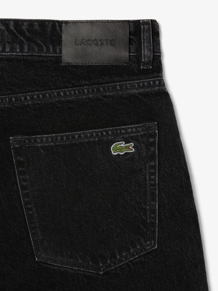 Lacoste Black 5 Pocket Straight Cut Indigo Jeans - Image 3 of 3