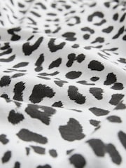 The Set Animal/Taupe Brown/Black 3 Pack Long Sleeve Long Leg Jersey Pyjamas - Image 8 of 9