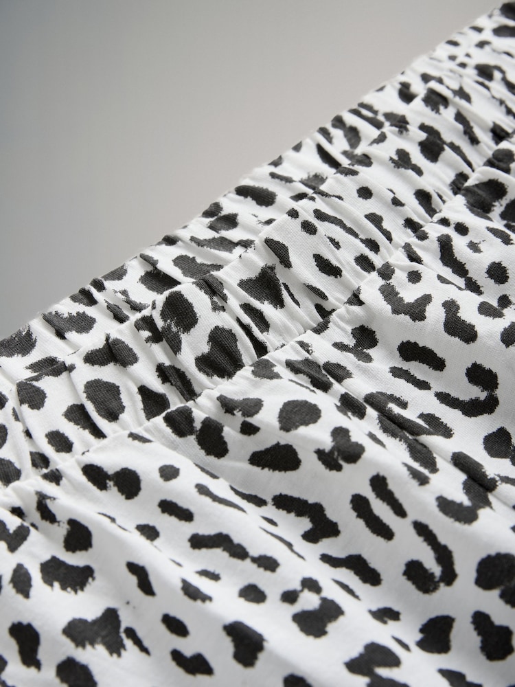 The Set Animal/Taupe Brown/Black 3 Pack Long Sleeve Long Leg Jersey Pyjamas - Image 9 of 9