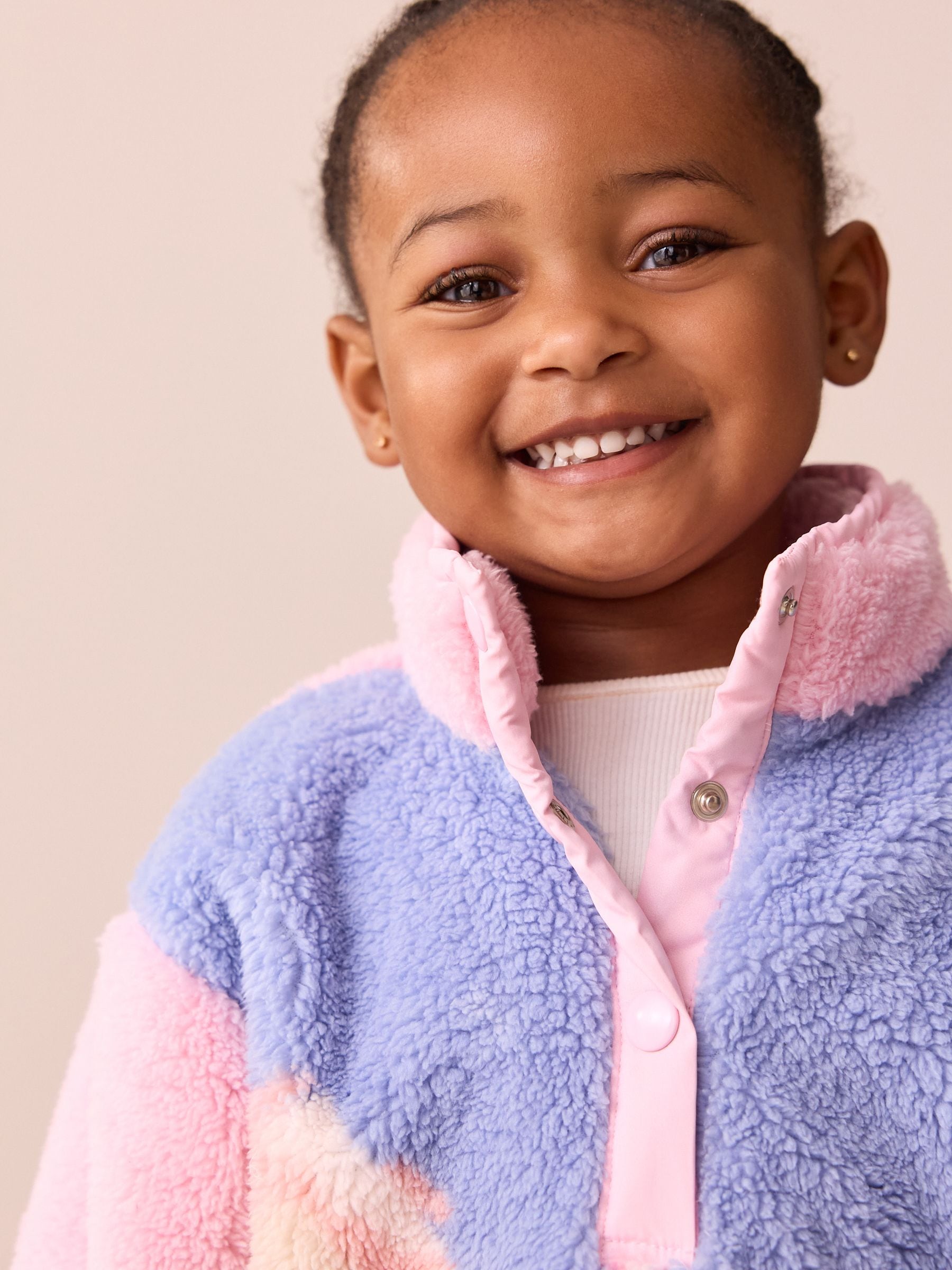 HALF ICE FLUFFY PINKY BLUE GID ソフビ Buy Pink/Blue Bunny Scene Half Popper Fleece (3mths-7yrs) from