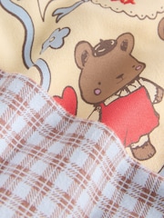 Yellow Gingham Bears Sweatshirt & Wide Leg Trousers Set (3mths-7yrs) - Image 8 of 8