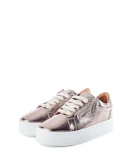 Moda In Pelle Abbiy Chunky Slab Sole Side Zip Lace Up Trainers - Image 2 of 4