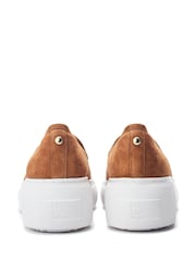 Коричневый - Moda in Pelle CHAMOMILE WEDGE HYBRID LOAFER TRAINER - Image 4 of 4