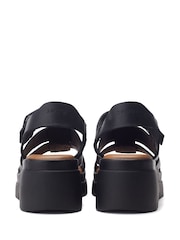 Moda in Pelle States Bold Wedges Leather Fisherman Sandals - Image 3 of 4