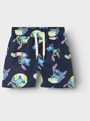 Name It Blue Disney Lilo and Stitch Long Swim Shorts - Image 1 of 2