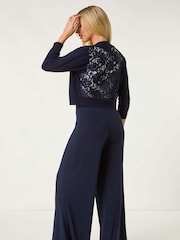 Roman Petite Lace Back Bolero Cardigan - Slika 3 iz 5