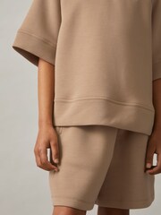 Reiss Selena Modal-Blend Sweatshirt And Shorts Set - Imagen 4 de 5