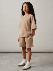 Reiss Selena Modal-Blend Sweatshirt And Shorts Set - Imagen 1 de 5
