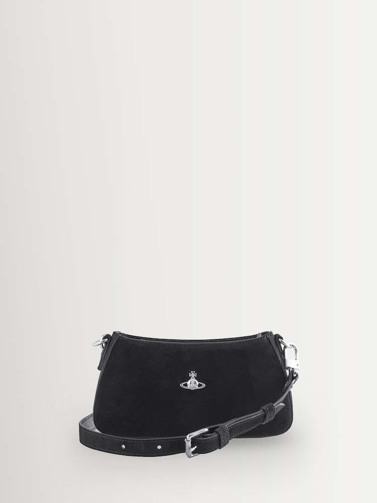 Vivienne Westwood Tasha Shoulder Phone Black Bag - Image 1 of 10 Vivienne Westwood Tasha Shoulder Phone Black Bag - Image 1 of 10