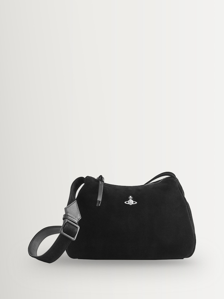 Vivienne Westwood Kate Shoulder Black Bag - Image 1 of 6 Vivienne Westwood Kate Shoulder Black Bag - Image 1 of 6