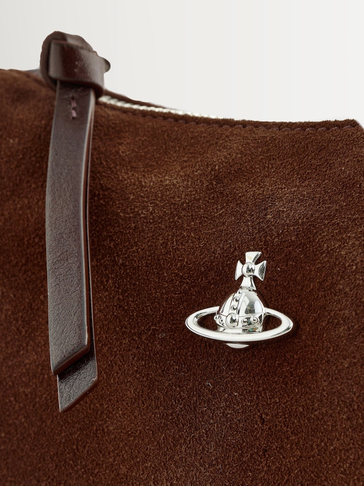 Vivienne Westwood Kate Shoulder Brown Bag - Image 6 of 6