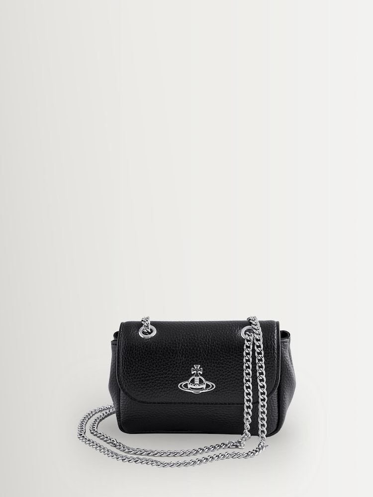 Vivienne Westwood Small Chain Black Purse - Image 1 of 6 Vivienne Westwood Small Chain Black Purse - Image 1 of 6