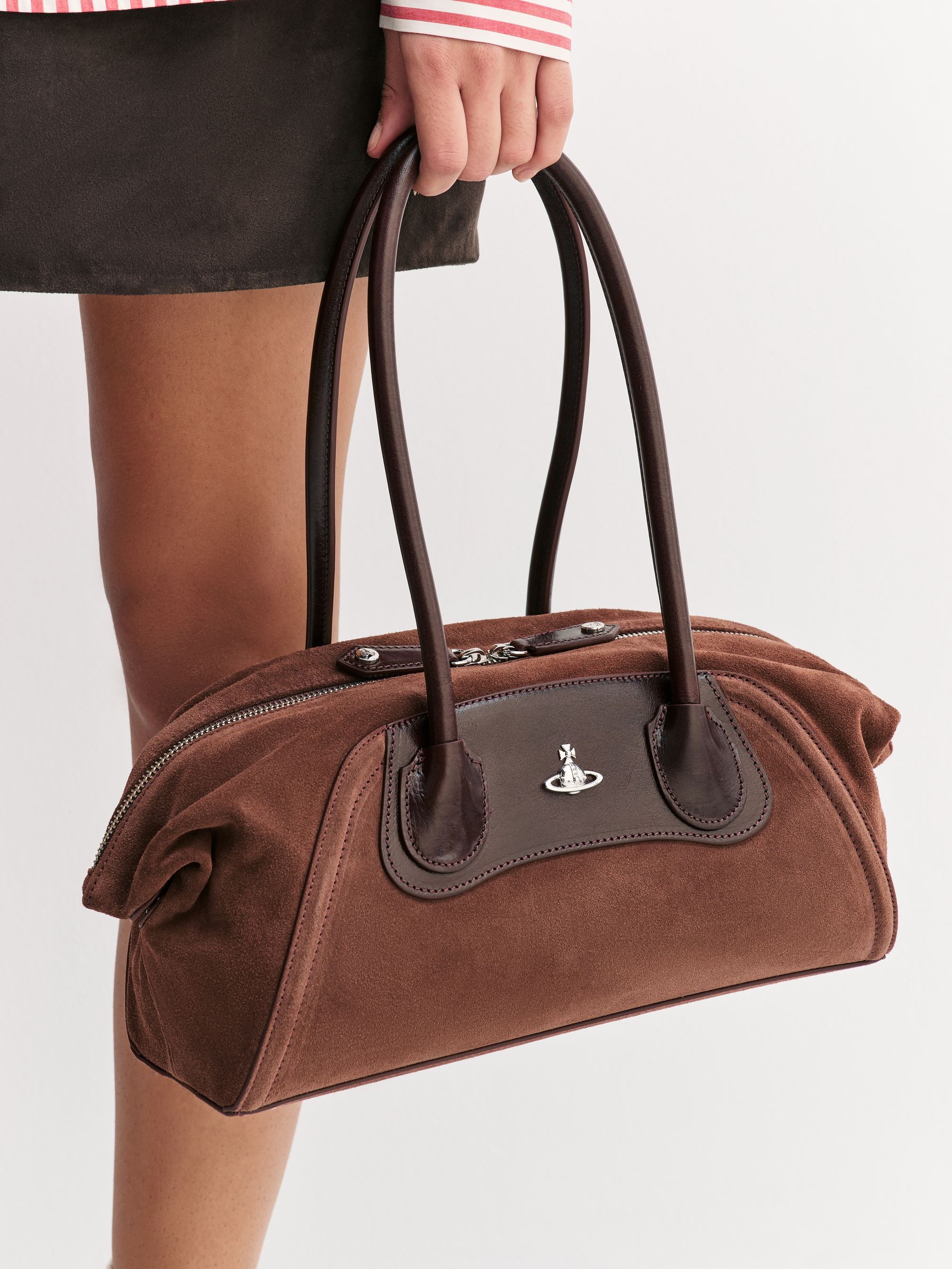 Buy Vivienne Westwood Small Shirley Brown Holdall from Next USA