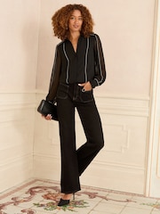 Love & Roses Black Long Sleeve Hardware Shirt - Image 2 of 4