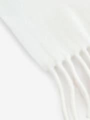 Vivienne Westwood Embroidered Wool White Scarf - Image 4 of 4