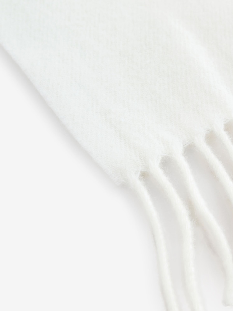 Vivienne Westwood Embroidered Wool White Scarf - Image 4 of 4