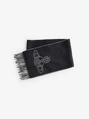 Vivienne Westwood Single Orb Double Black Scarf - Image 1 of 5