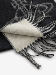 Vivienne Westwood Single Orb Double Black Scarf - Image 2 of 5