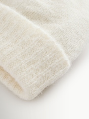 Vivienne Westwood White Fluffy Beanie Hat - Image 3 of 3