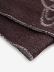 Vivienne Westwood Single Orb Double Brown Scarf - Image 3 of 5