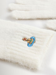 Vivienne Westwood White Fluffy Gloves - Image 3 of 3
