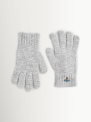 Vivienne Westwood Grey Fluffy Gloves - Image 1 of 3