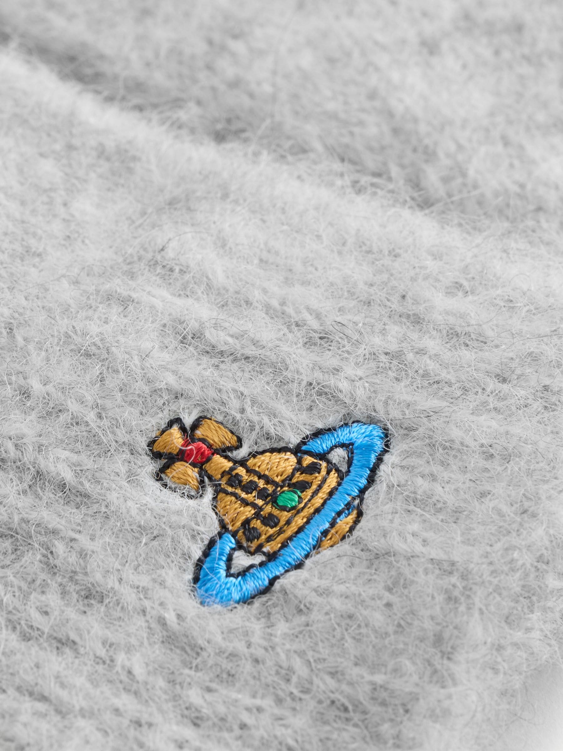 Buy Vivienne Westwood Grey Fluffy Gloves from Next USA