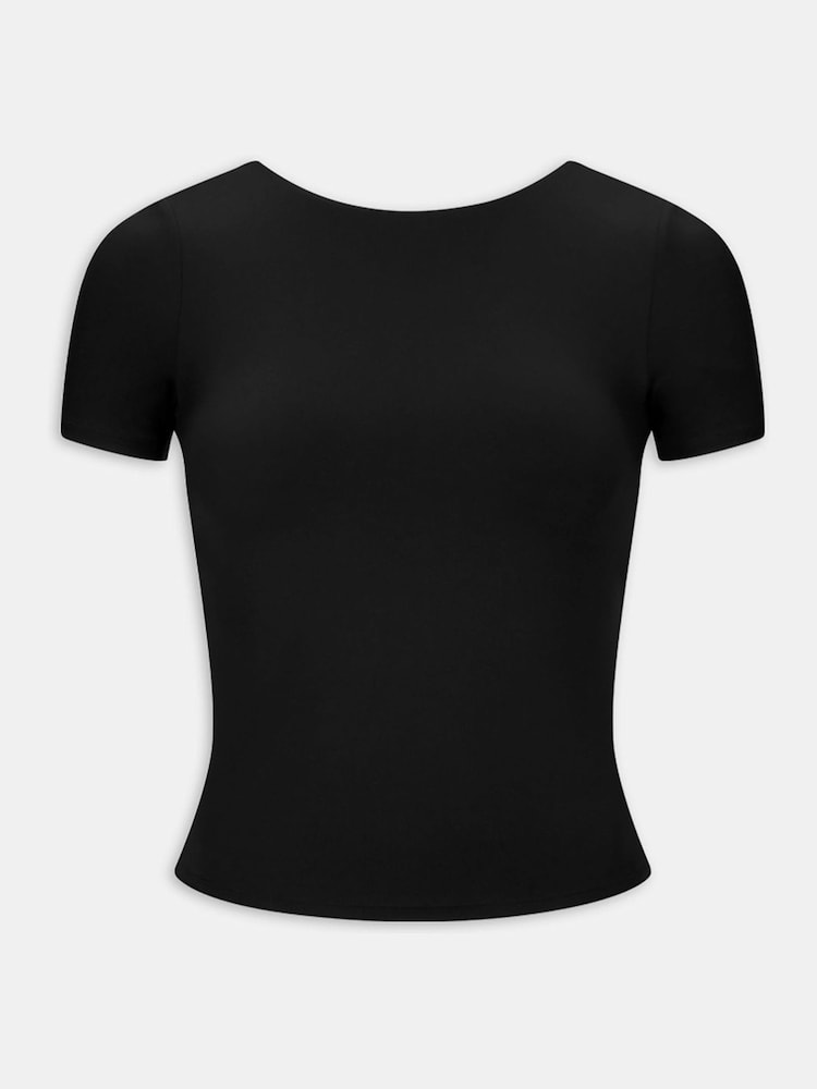 TALA Black DayFlex Twist Back Full Length T-Shirt - Image 4 of 4
