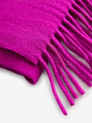 Vivienne Westwood Pink Embroidered Wool Scarf - Image 2 of 3