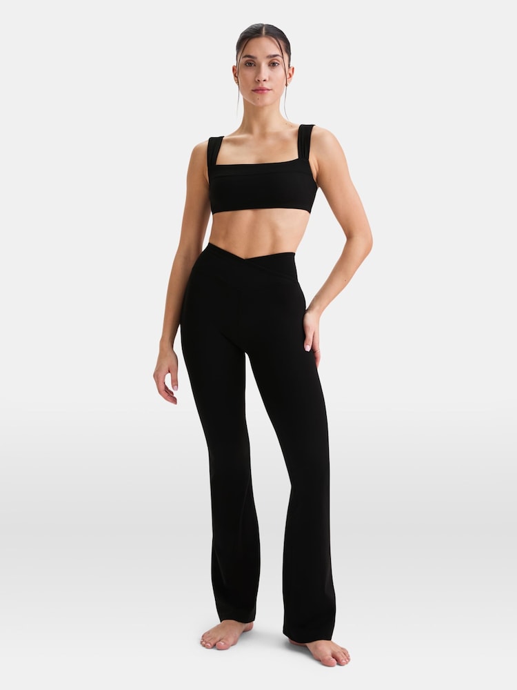 TALA Black DayFlex Ruched Strap Bandeau Bra - Image 1 of 4