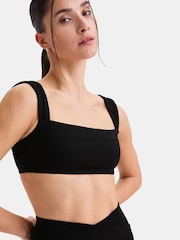 TALA Black DayFlex Ruched Strap Bandeau Bra - Image 3 of 4