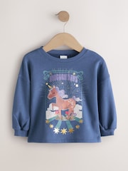 Purple Unicorn Long Sleeve T-Shirt (3mths-7yrs) - Image 5 of 8