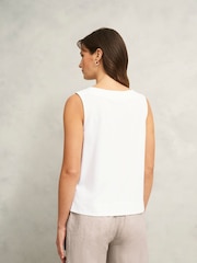 Hobbs Off White Maddy Printed Top - Image 2 of 4