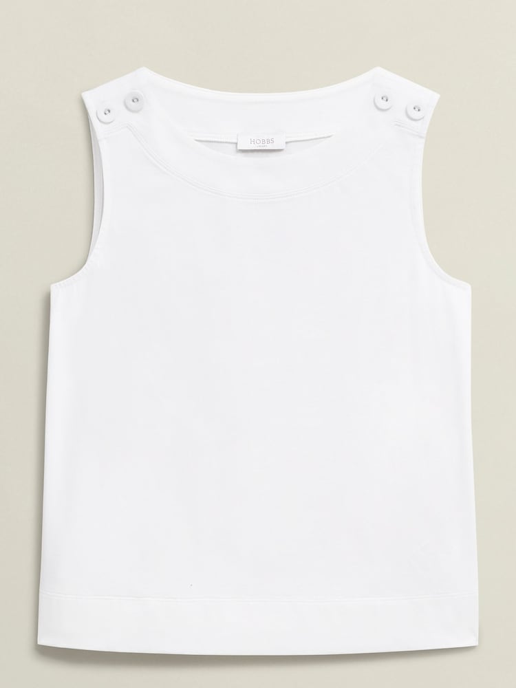 Hobbs Off White Maddy Printed Top - Image 4 of 4